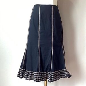 Nine West Seamed Ruffle Skirt - 6P